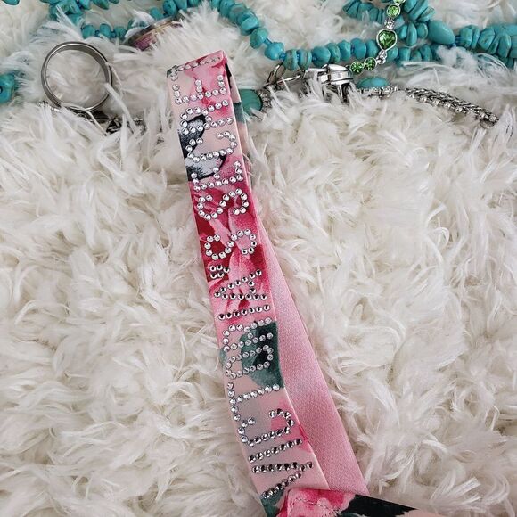 Victoria's Secret 32C Multicolor Rhinestones Straps Pushup Very Sexy Bra - Picture 3 of 6